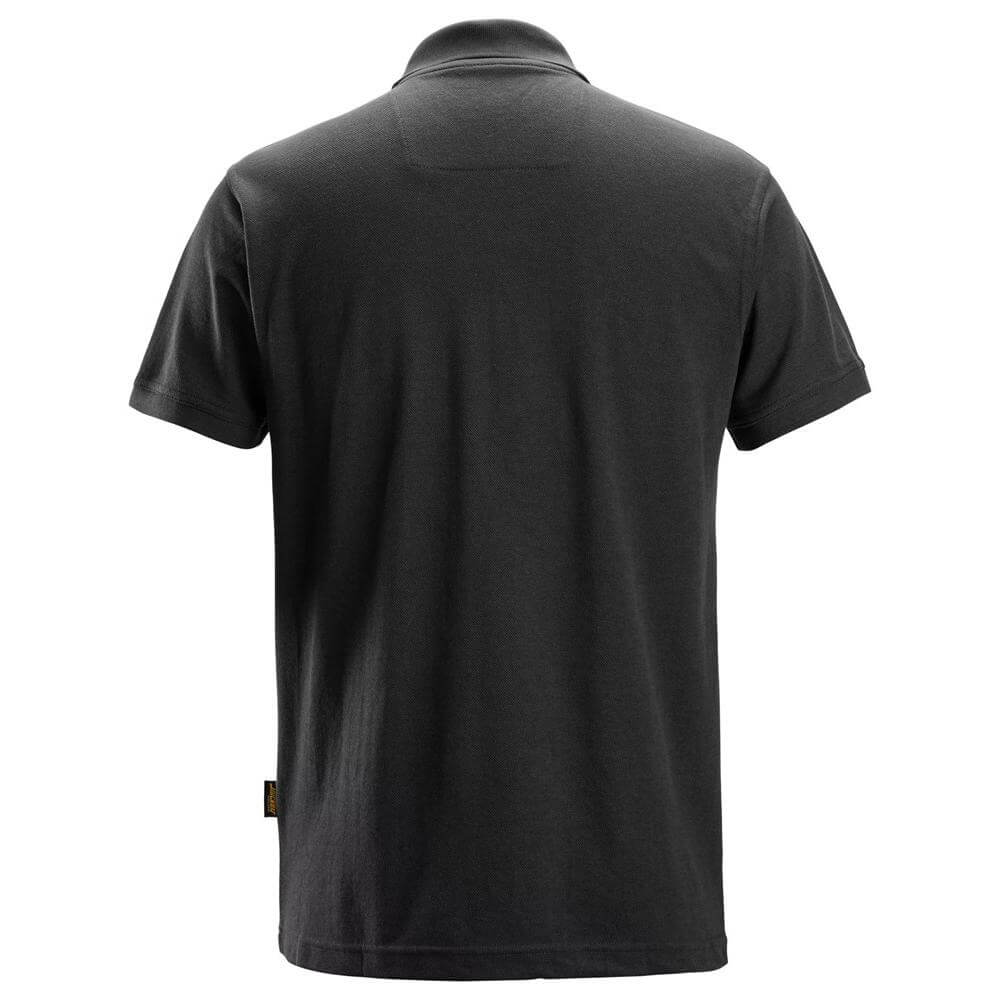 Snickers 2718 Classic Polo Shirt Black back #colour_black