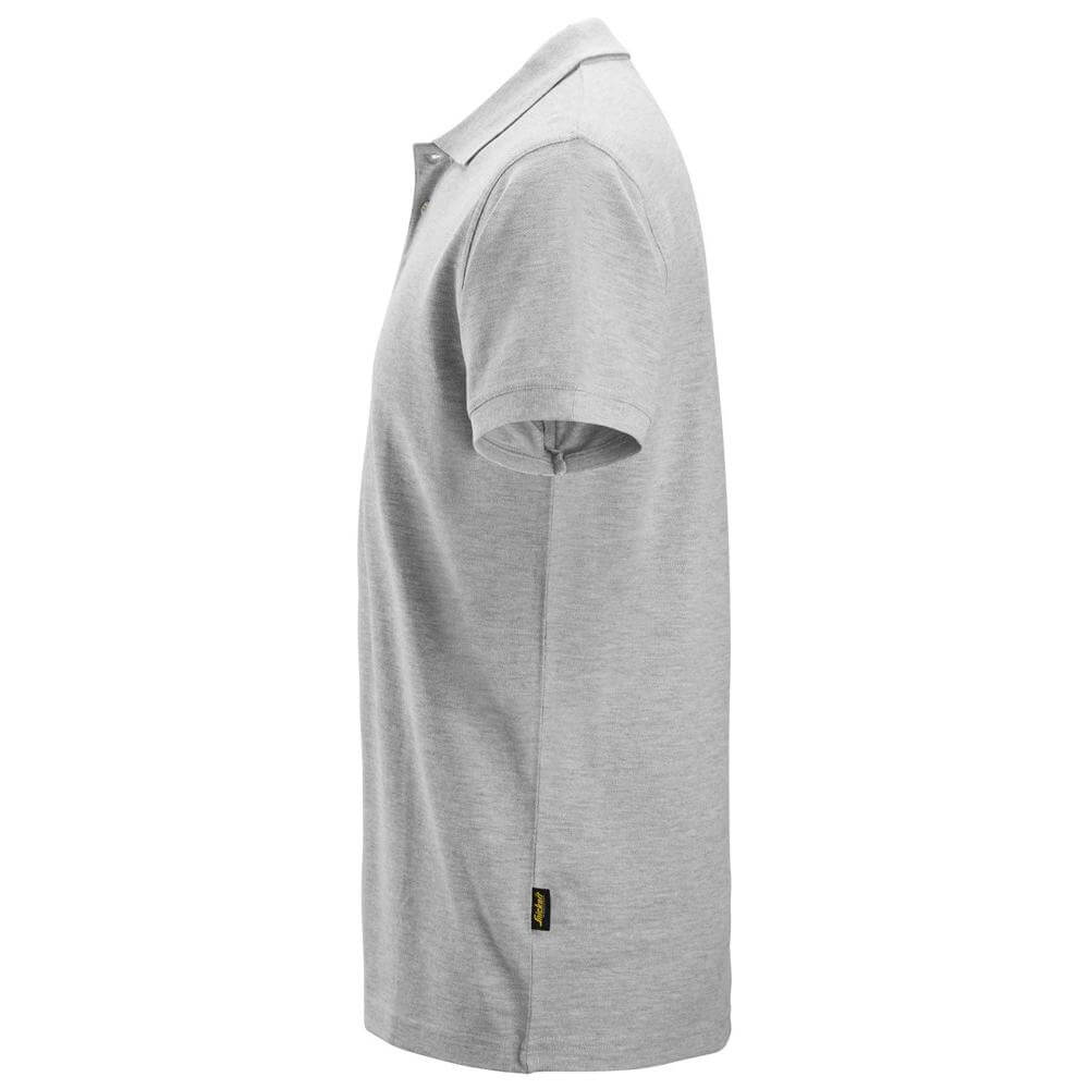 Snickers 2718 Classic Polo Shirt Grey Melange left #colour_grey-melange