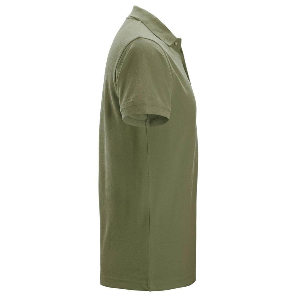Snickers 2718 Classic Polo Shirt Khaki Green right #colour_khaki-green