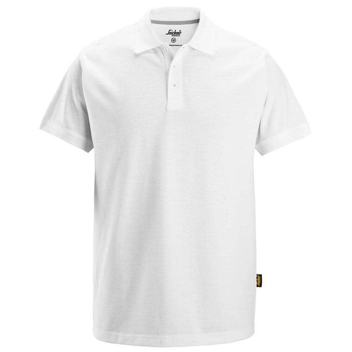 Snickers 2718 Classic Polo Shirt White Main #colour_white