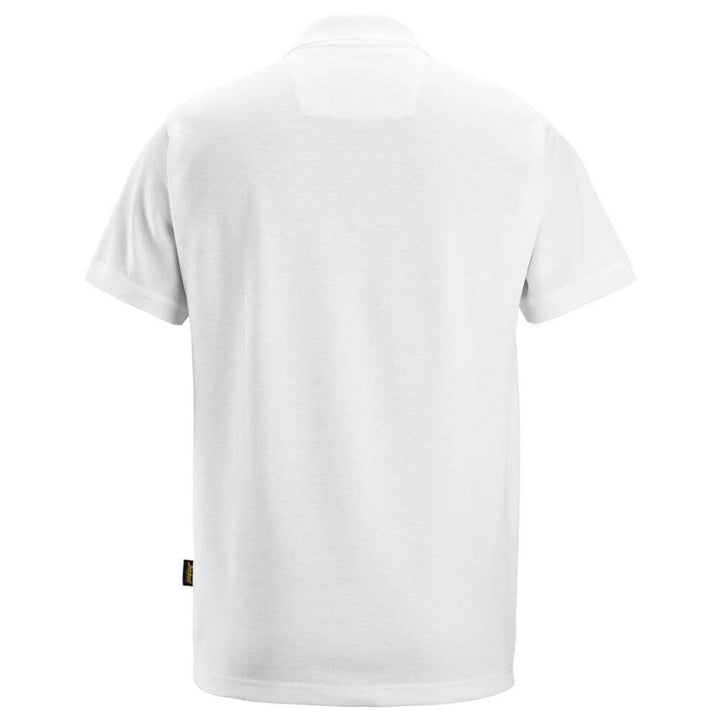 Snickers 2718 Classic Polo Shirt White back #colour_white