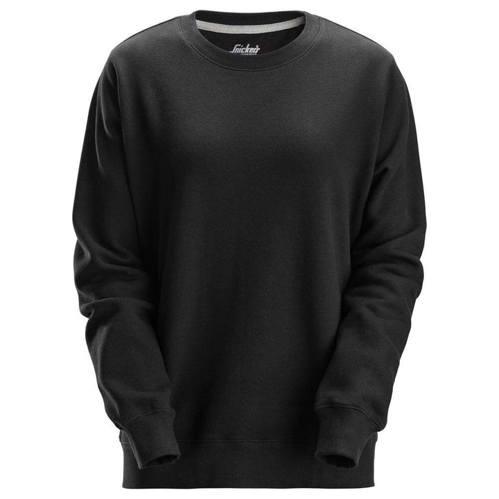 Snickers 2827 Womens Sweatshirt Black Main #colour_black