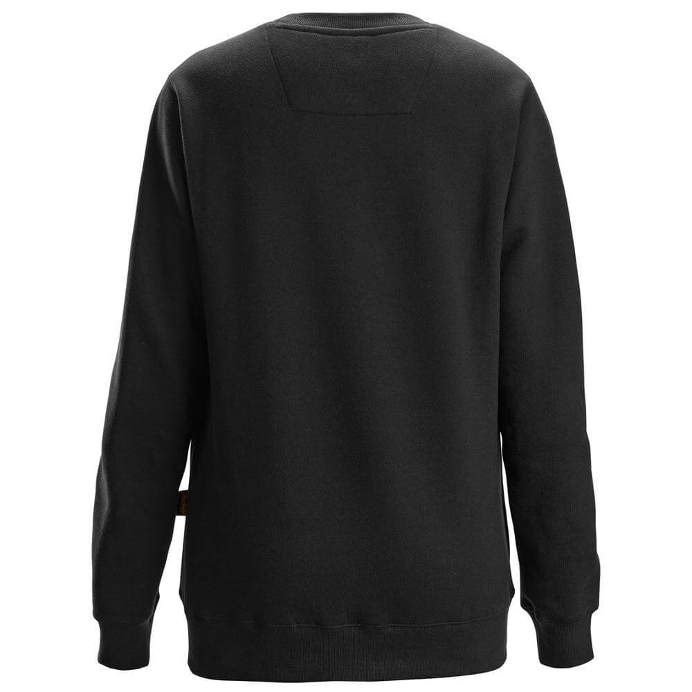 Snickers 2827 Womens Sweatshirt Black back #colour_black