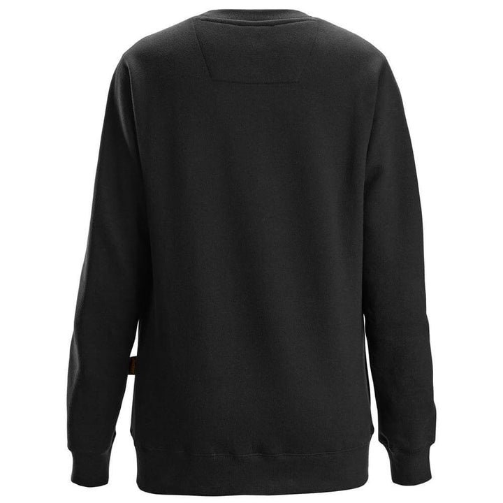 Snickers 2827 Womens Sweatshirt Black back #colour_black