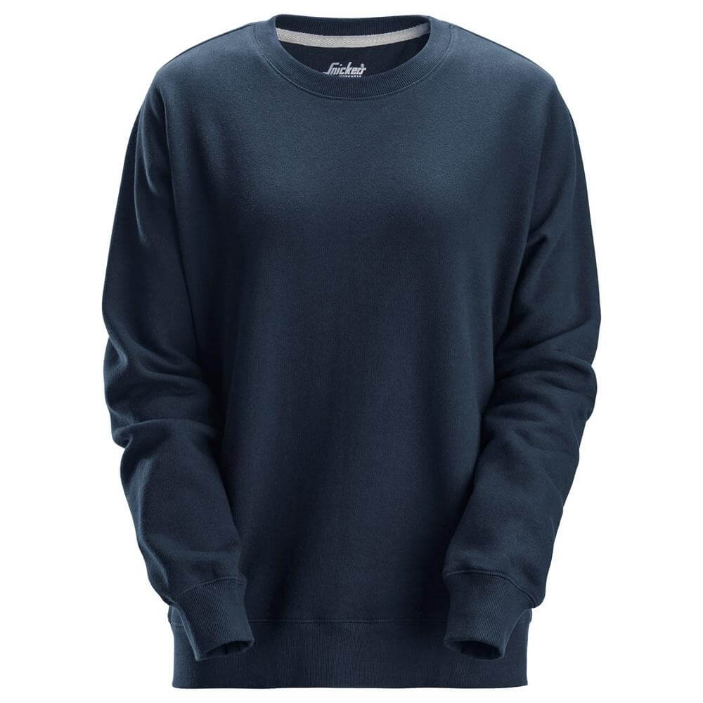Snickers 2827 Womens Sweatshirt Navy Main #colour_navy