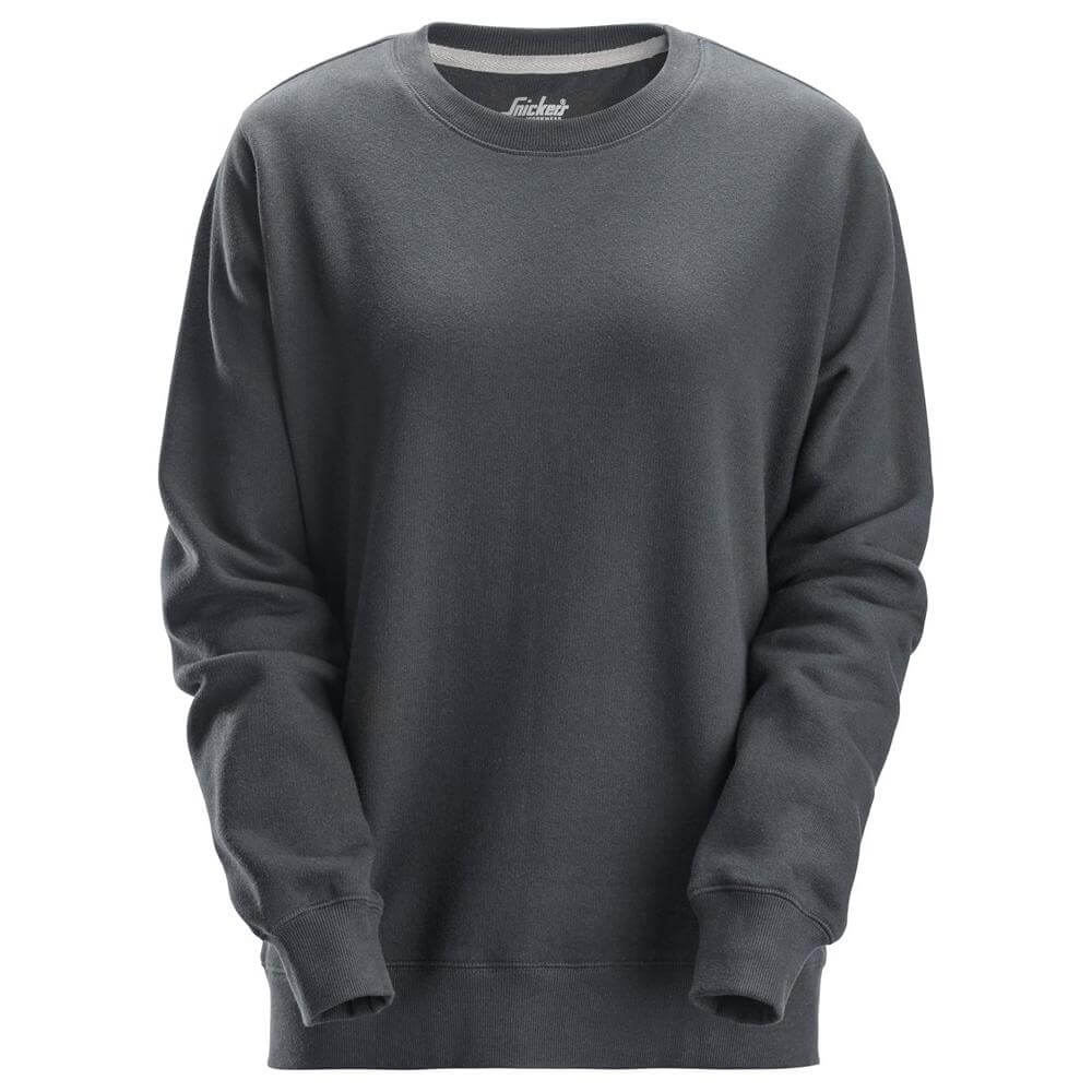 Snickers 2827 Womens Sweatshirt Steel Grey Main #colour_steel-grey