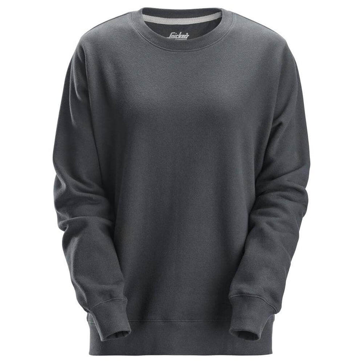 Snickers 2827 Womens Sweatshirt Steel Grey Main #colour_steel-grey