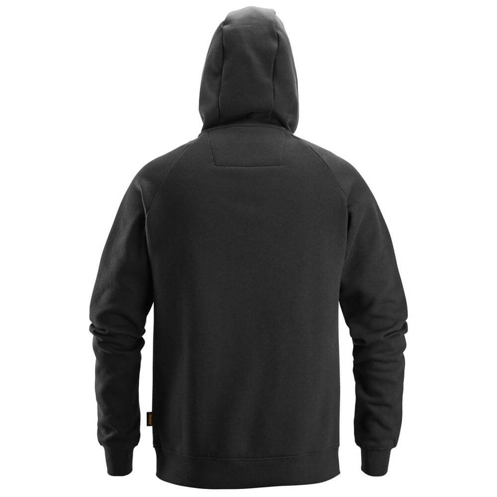Snickers 2899 Classic Logo Hoodie Black back #colour_black