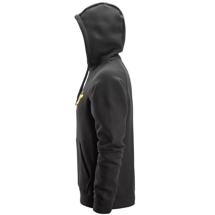 Snickers 2899 Classic Logo Hoodie Black left #colour_black
