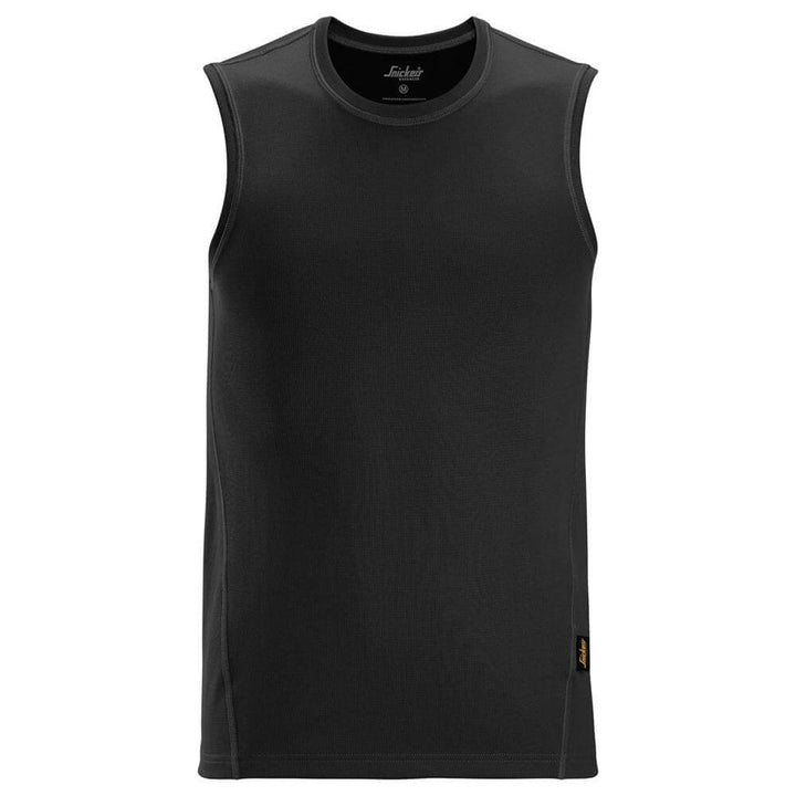 Snickers 2956 Stay Fresh Tank Top Black Main #colour_black