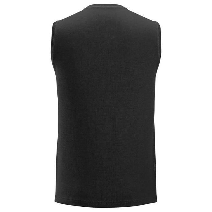 Snickers 2956 Stay Fresh Tank Top Black back #colour_black