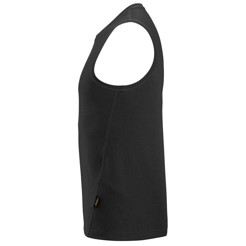 Snickers 2956 Stay Fresh Tank Top Black left #colour_black