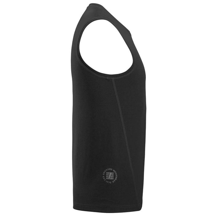 Snickers 2956 Stay Fresh Tank Top Black right #colour_black