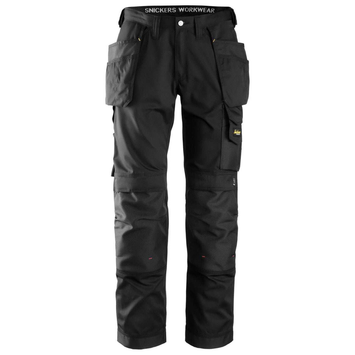 Snickers 3211 Craftsmen Loose Fit Holster Pocket Trousers CoolTwill Black Black Main #colour_black-black