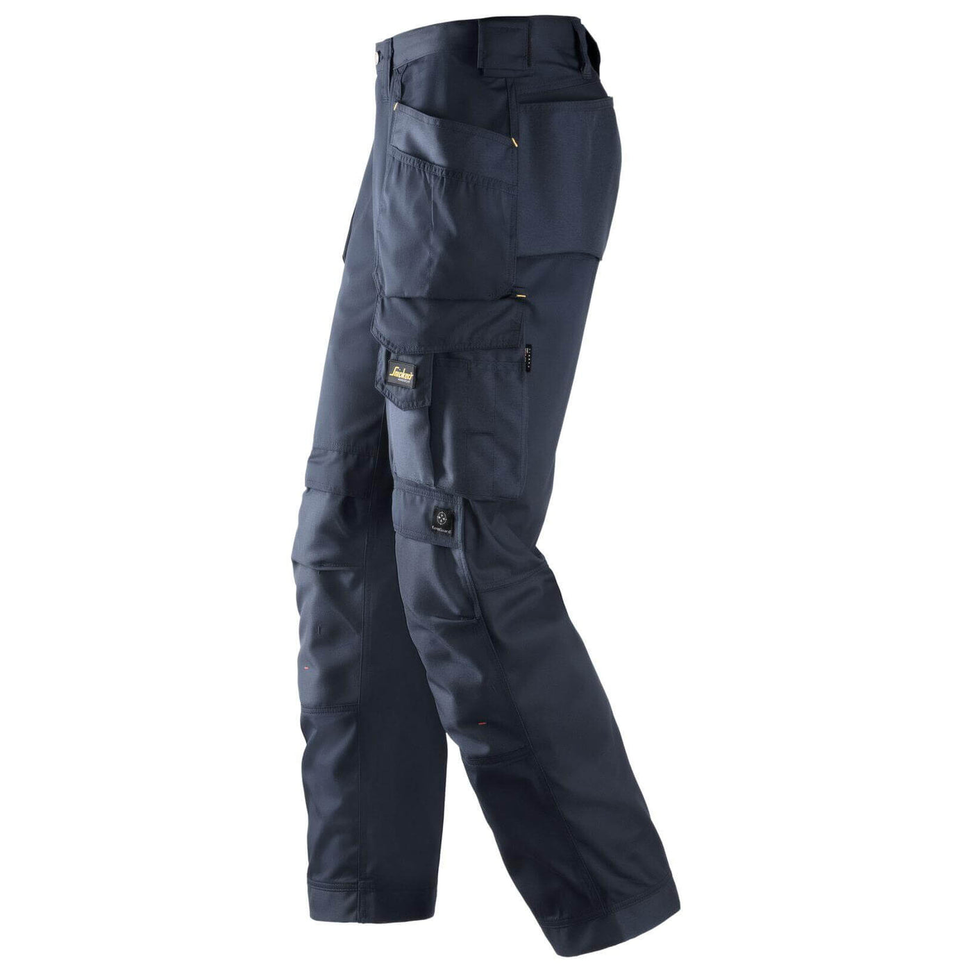 Snickers 3211 Craftsmen Loose Fit Holster Pocket Trousers CoolTwill Navy Navy left #colour_navy-navy