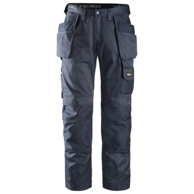 Snickers 3212 Craftsmen Loose Fit Holster Pocket Trousers DuraTwill Navy Navy Main #colour_navy-navy