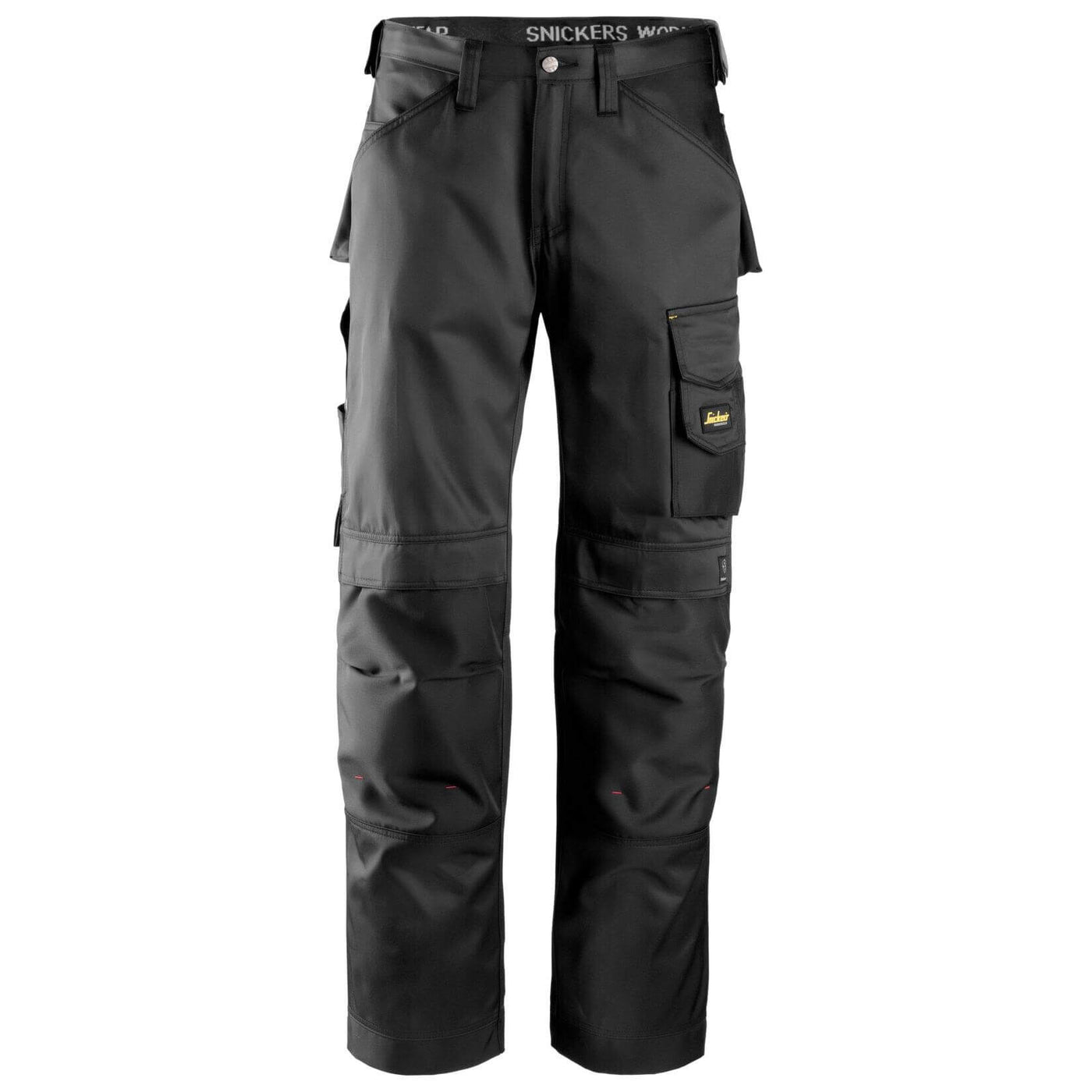 Snickers 3312 Craftsmen Loose Fit Trousers DuraTwill Black Black Main #colour_black-black