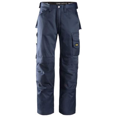 Snickers 3312 Craftsmen Loose Fit Trousers DuraTwill Navy Navy Main #colour_navy-navy
