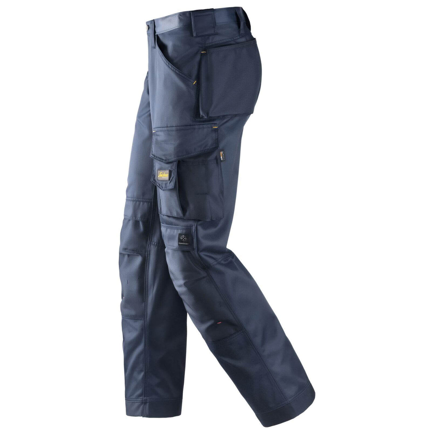 Snickers 3312 Craftsmen Loose Fit Trousers DuraTwill Navy Navy left #colour_navy-navy