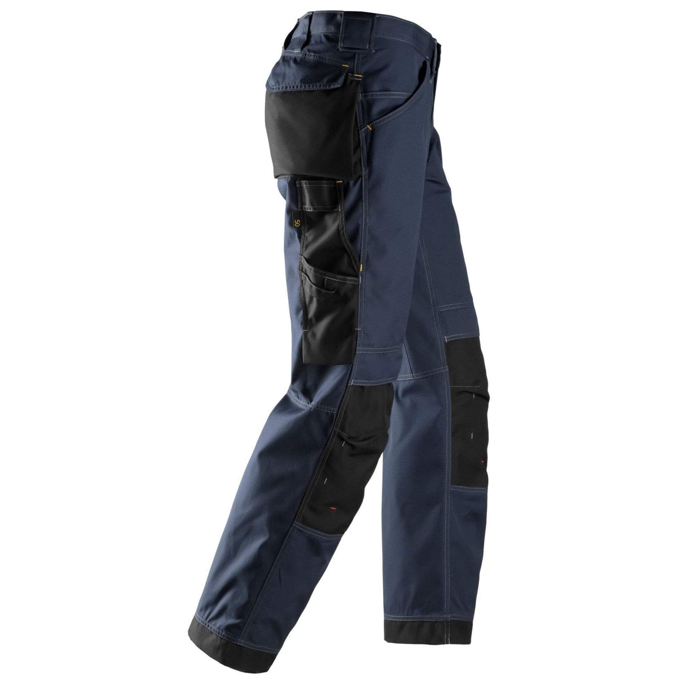 Snickers 3313 Craftsmen Loose Fit Trousers Rip Stop Navy Black right #colour_navy-black