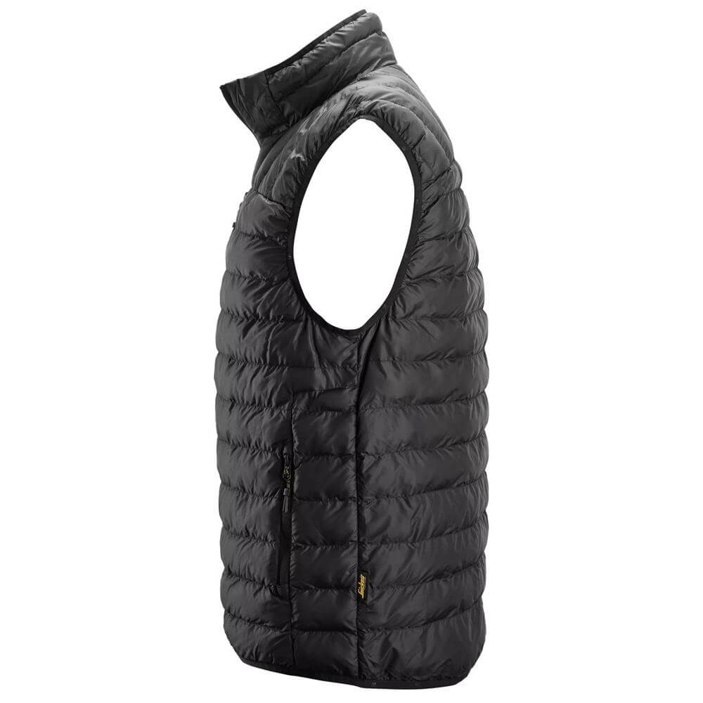 Snickers 4502 AllroundWork Packable Liner Vest Black left #colour_black