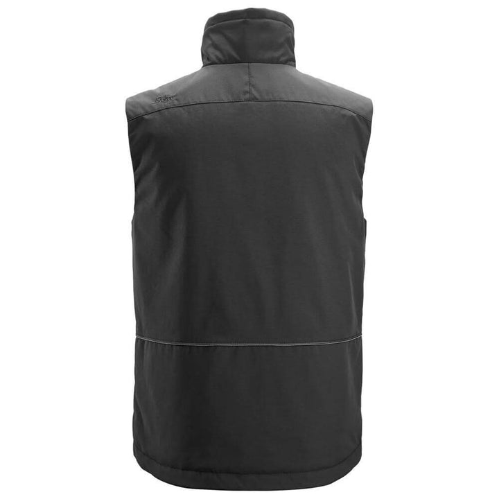 Snickers 4558 AllroundWork Winter Vest Black back #colour_black