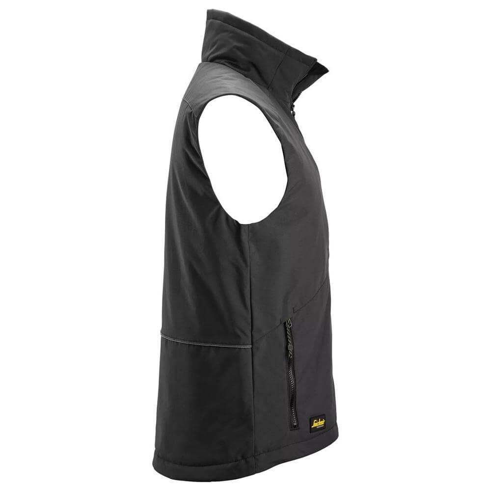 Snickers 4558 AllroundWork Winter Vest Black right #colour_black