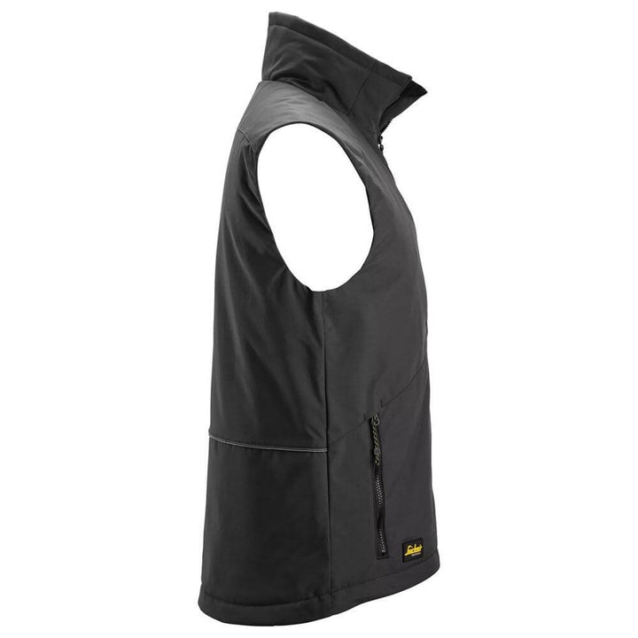 Snickers 4558 AllroundWork Winter Vest Black right #colour_black
