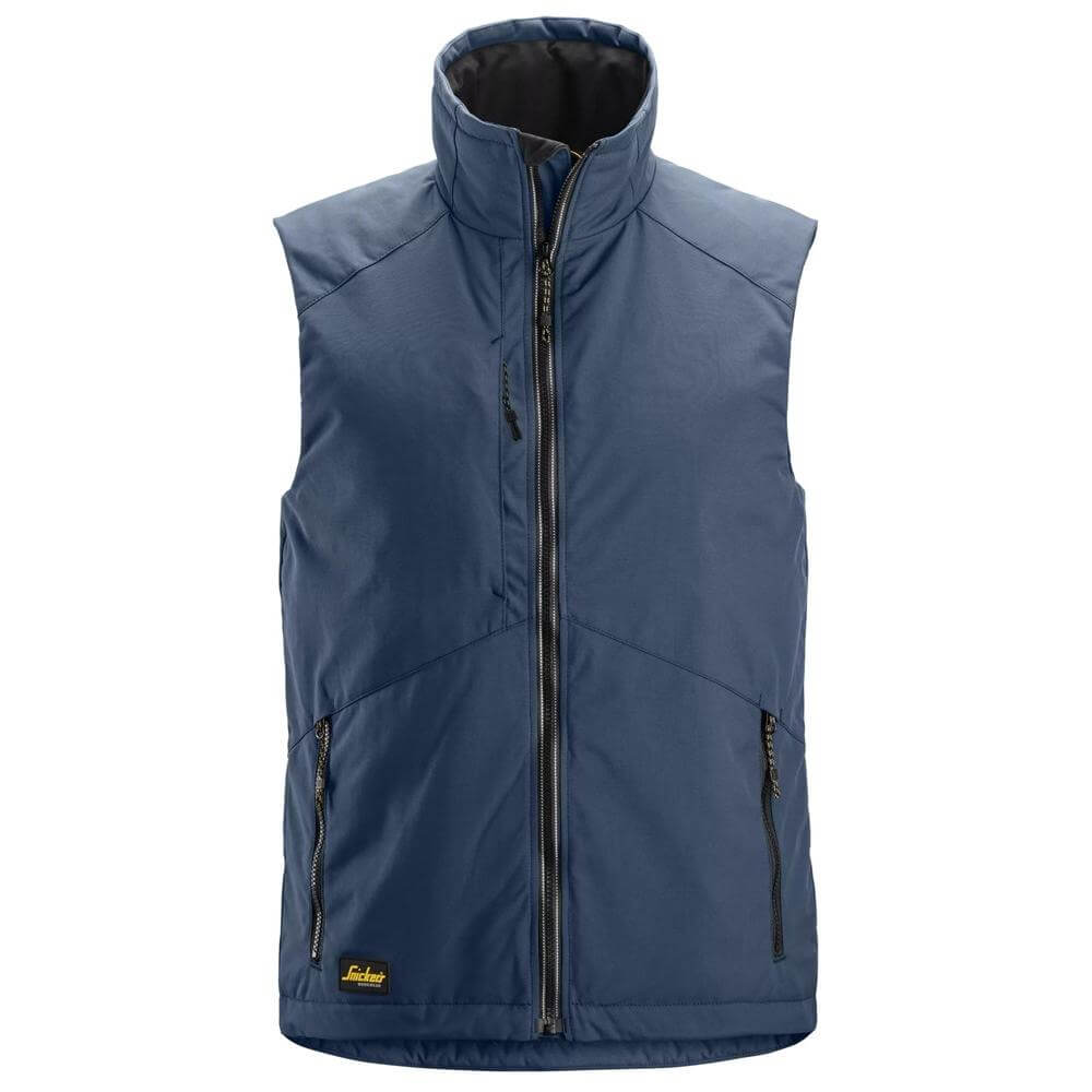 Snickers 4558 AllroundWork Winter Vest Navy Main #colour_navy