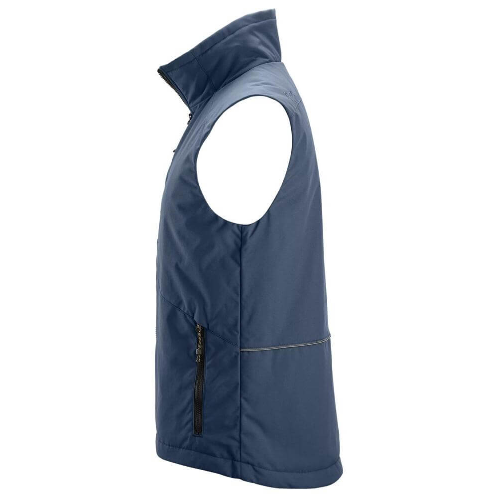Snickers 4558 AllroundWork Winter Vest Navy left #colour_navy