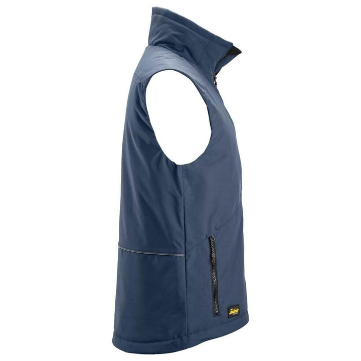Snickers 4558 AllroundWork Winter Vest Navy right #colour_navy