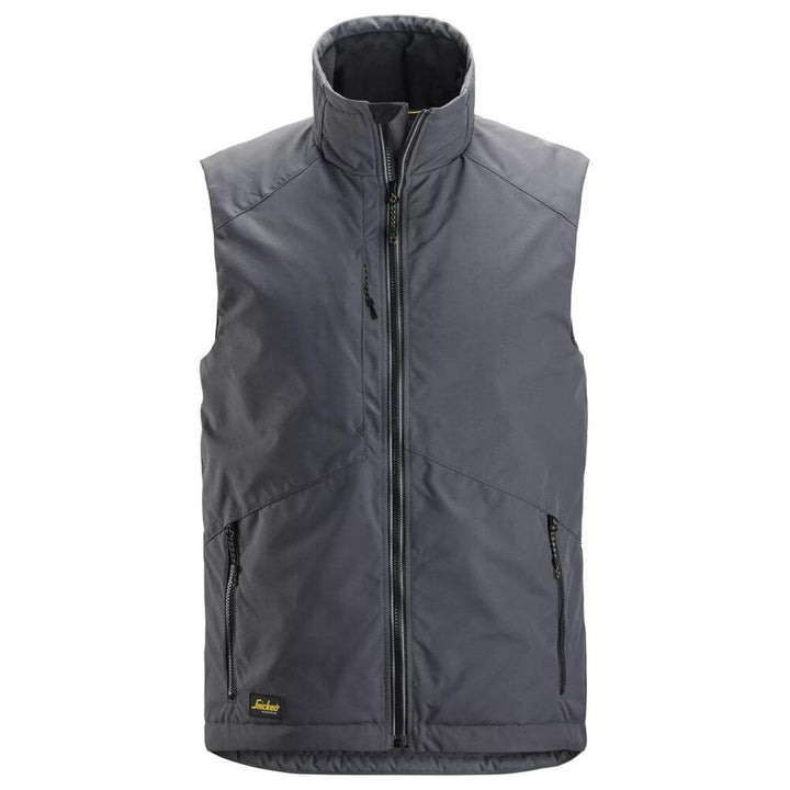 Snickers 4558 AllroundWork Winter Vest Steel Grey Main #colour_steel-grey