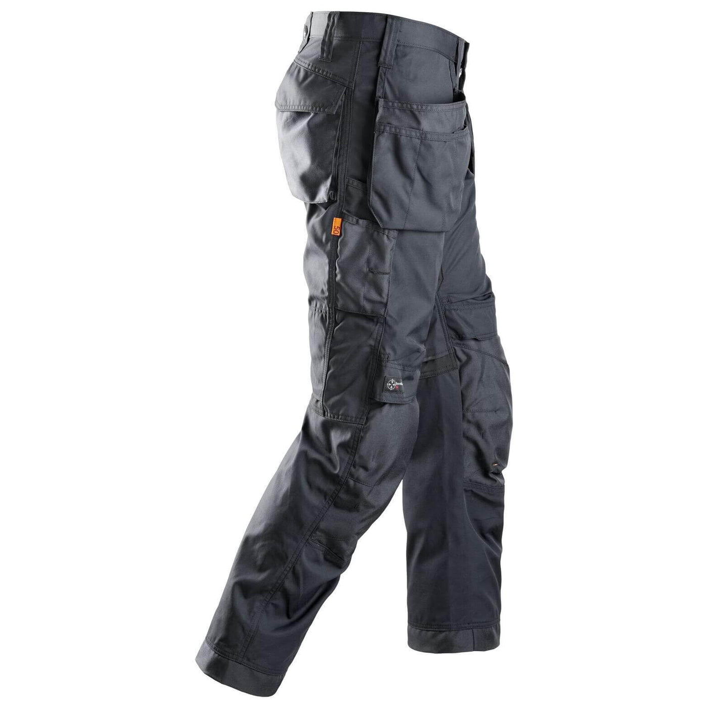 Snickers 6201 AllroundWork Work Trousers Holster Pockets Steel Grey Steel Grey right #colour_steel-grey-steel-grey