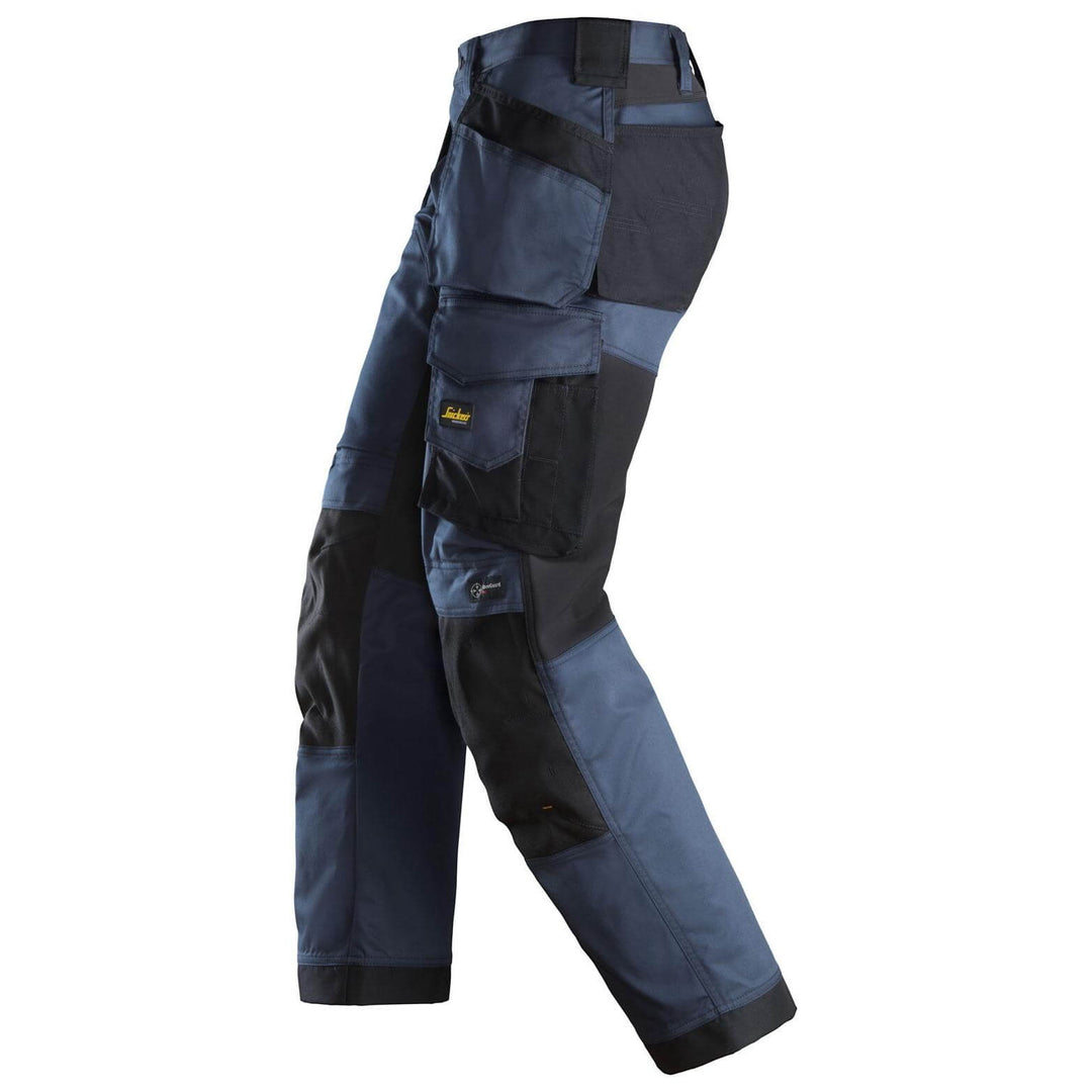 Snickers 6351 Stretch Werkbroek Loose Fit AllroundWork Donkerblauw Snickers 6351 Stretch Werkbroek Loose Fit AllroundWork Donkerblauw