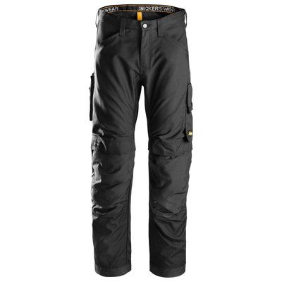 Snickers 6301 AllroundWork Cordura Work Trousers Black Black 3064703 #colour_black-black