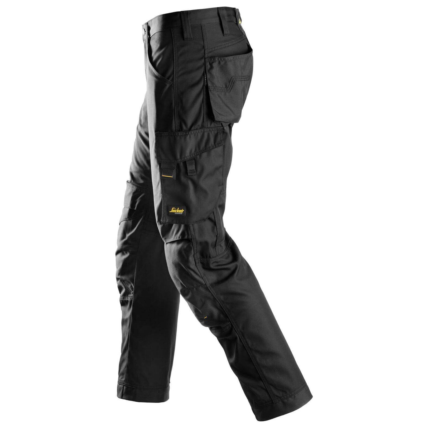 Snickers 6301 AllroundWork Cordura Work Trousers Black Black left #colour_black-black