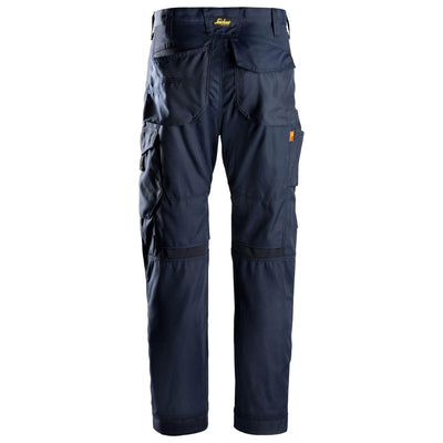 Snickers 6301 AllroundWork Cordura Work Trousers Navy Navy back3064716 #colour_navy-navy