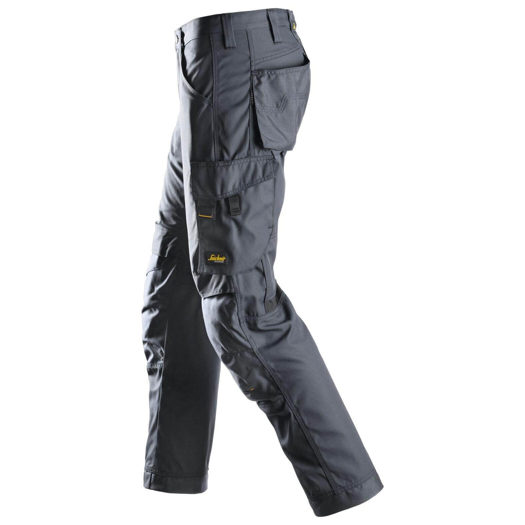 Snickers 6301 AllroundWork Cordura Work Trousers Steel Grey Steel Grey left #colour_steel-grey-steel-grey