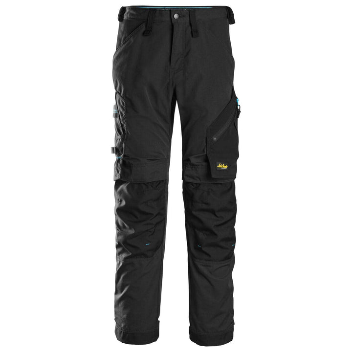 Snickers 6310 LiteWork Lightweight 37.5 Work Trousers Black Black Main #colour_black-black