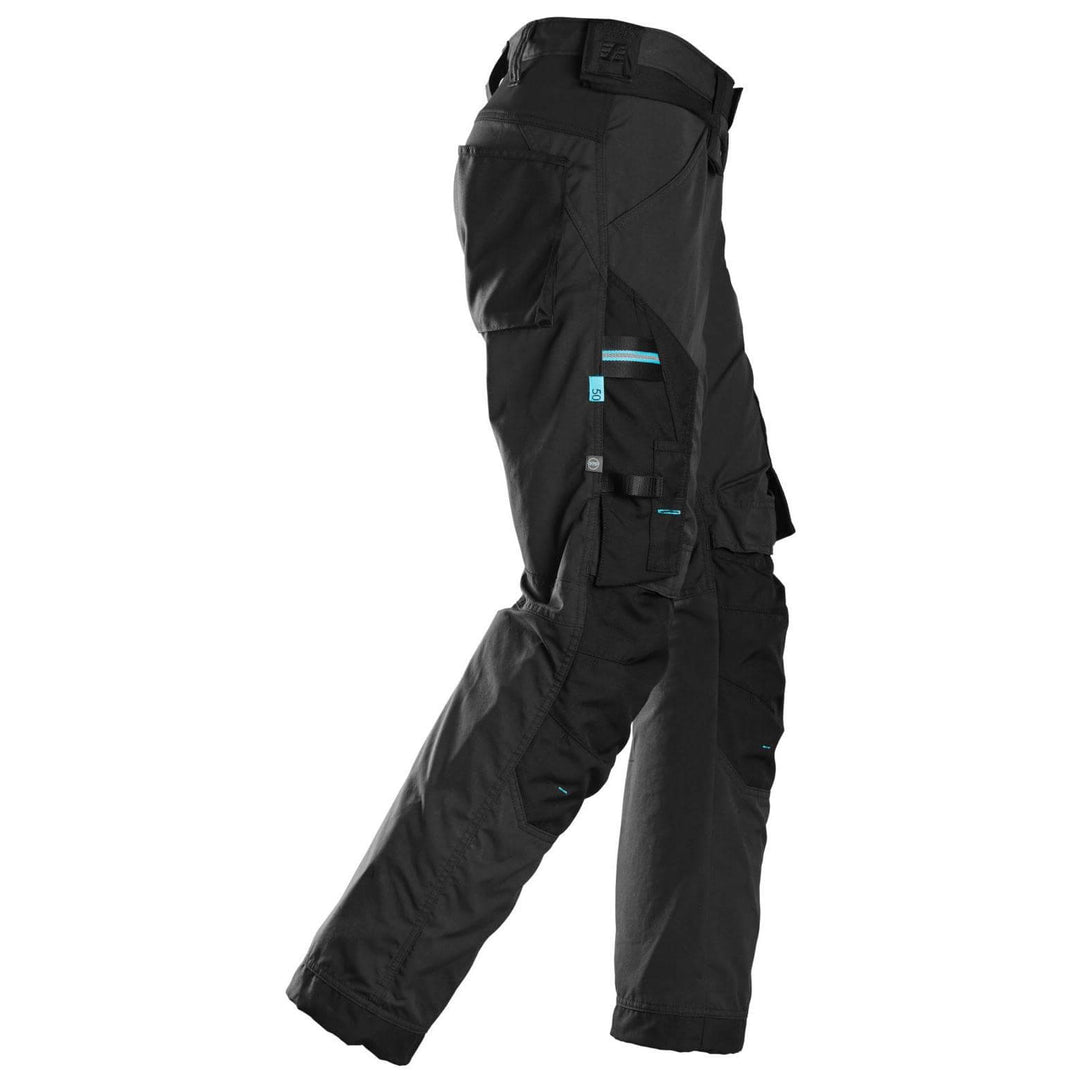 Snickers 6310 LiteWork Lightweight 37.5 Work Trousers Black Black right #colour_black-black