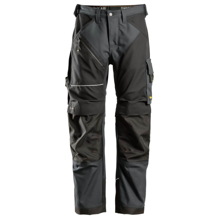 Snickers 6314 Ruffwork Heavy Duty Canvas Work Trousers Steel Grey