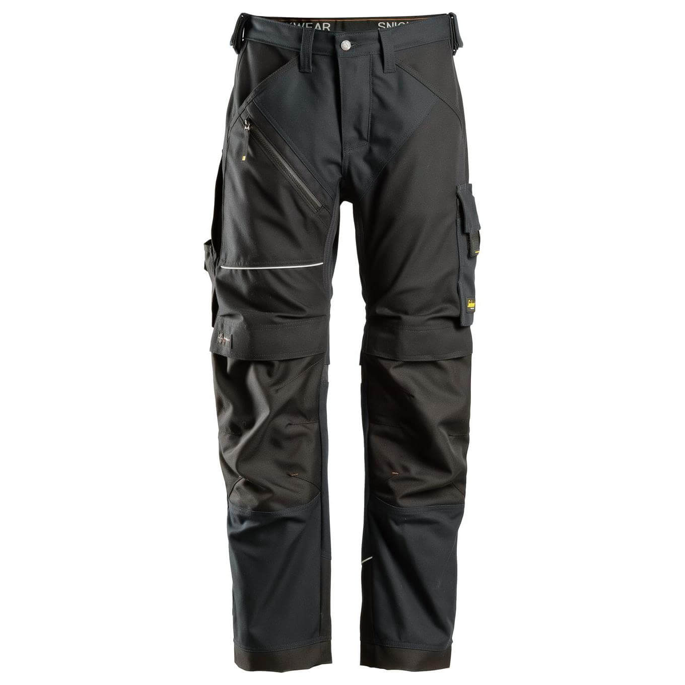 Snickers 6314 RuffWork Heavy Duty Canvas+ Work Trousers Black Black Main #colour_black-black