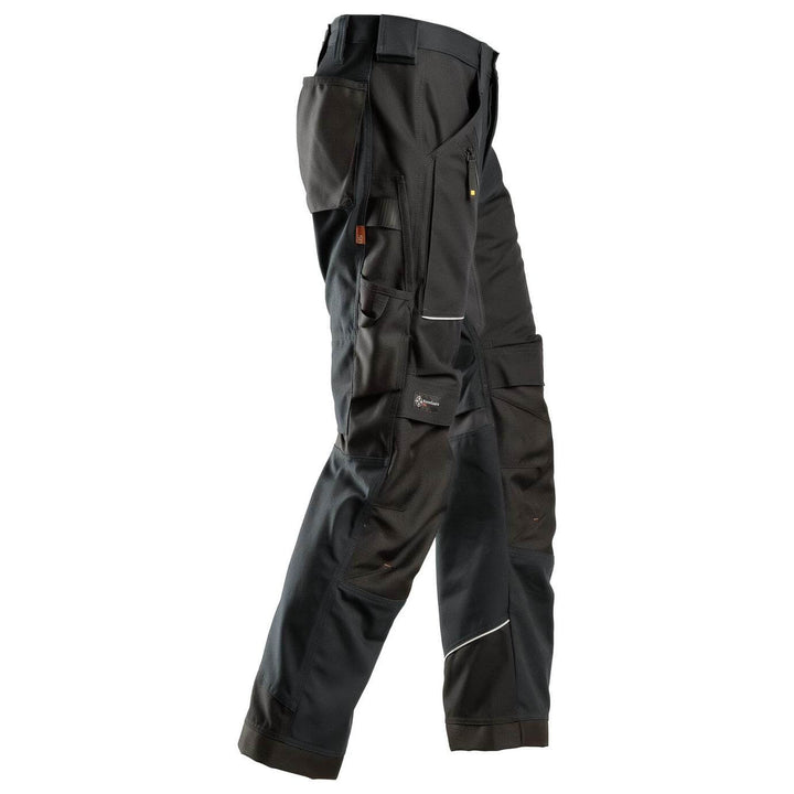 Snickers 6314 RuffWork Heavy Duty Canvas+ Work Trousers Black Black right #colour_black-black