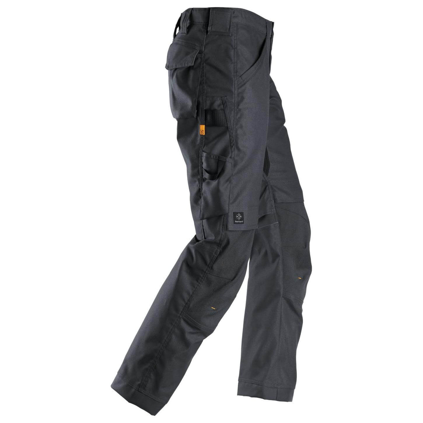 Snickers 6324 AllroundWork Canvas+ Stretch Work Trousers Steel Grey Steel Grey right #colour_steel-grey-steel-grey