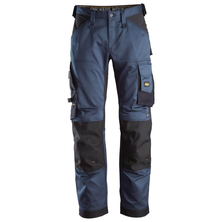 Snickers 6351 AllroundWork Stretch Loose Fit Work Trousers Navy Black Main #colour_navy-black