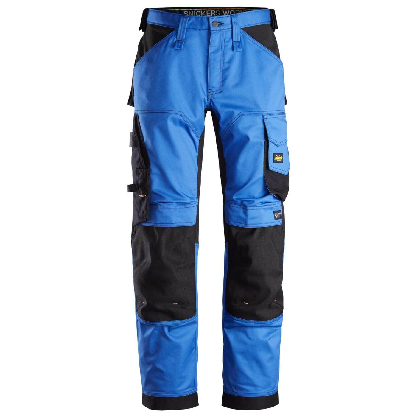 Snickers 6351 AllroundWork Stretch Loose Fit Work Trousers True Blue Black Main #colour_true-blue-black