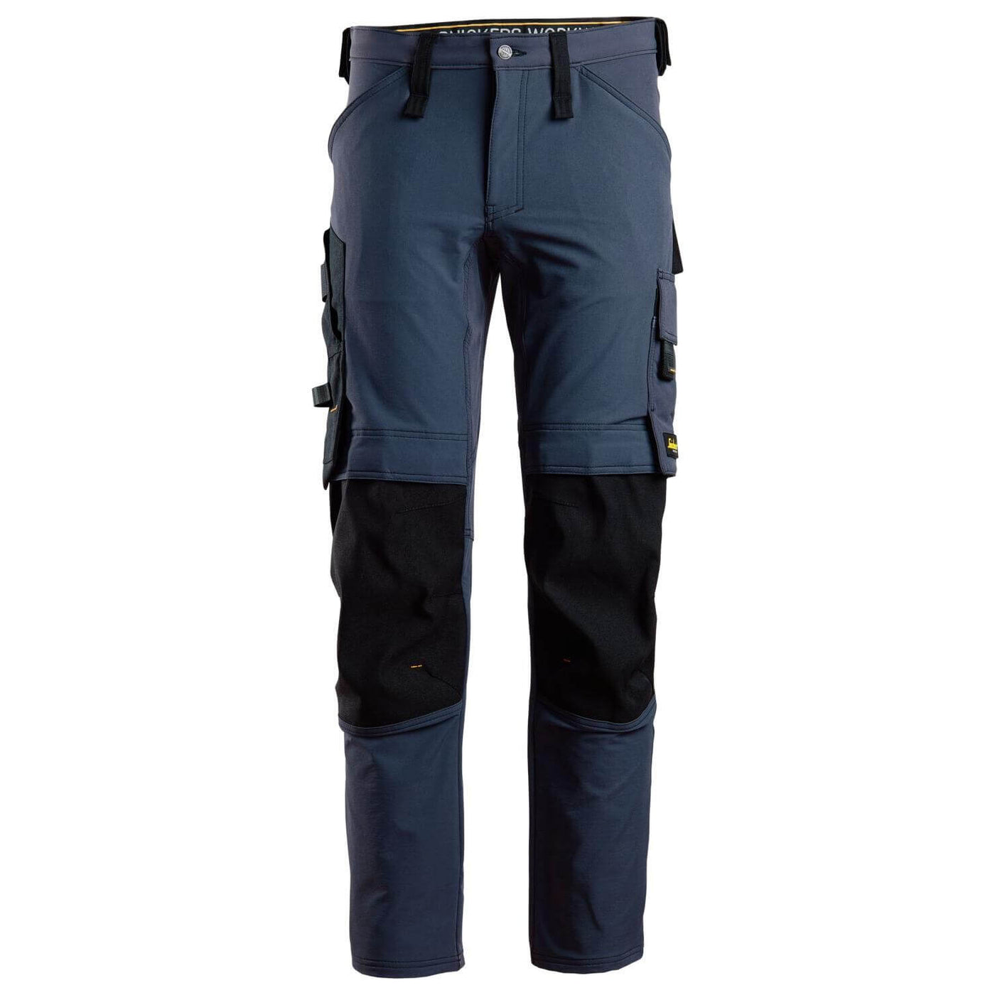 Snickers 6371 AllroundWork Full Stretch Slim Fit Trousers Navy Black Main #colour_navy-black