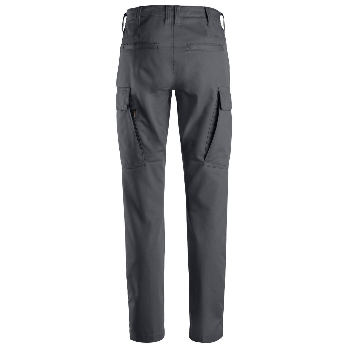 Snickers 6700 Service Womens Trousers Steel Grey back #colour_steel-grey