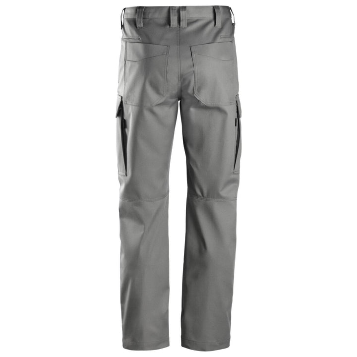 Snickers 6800 Service Trousers Grey back #colour_grey