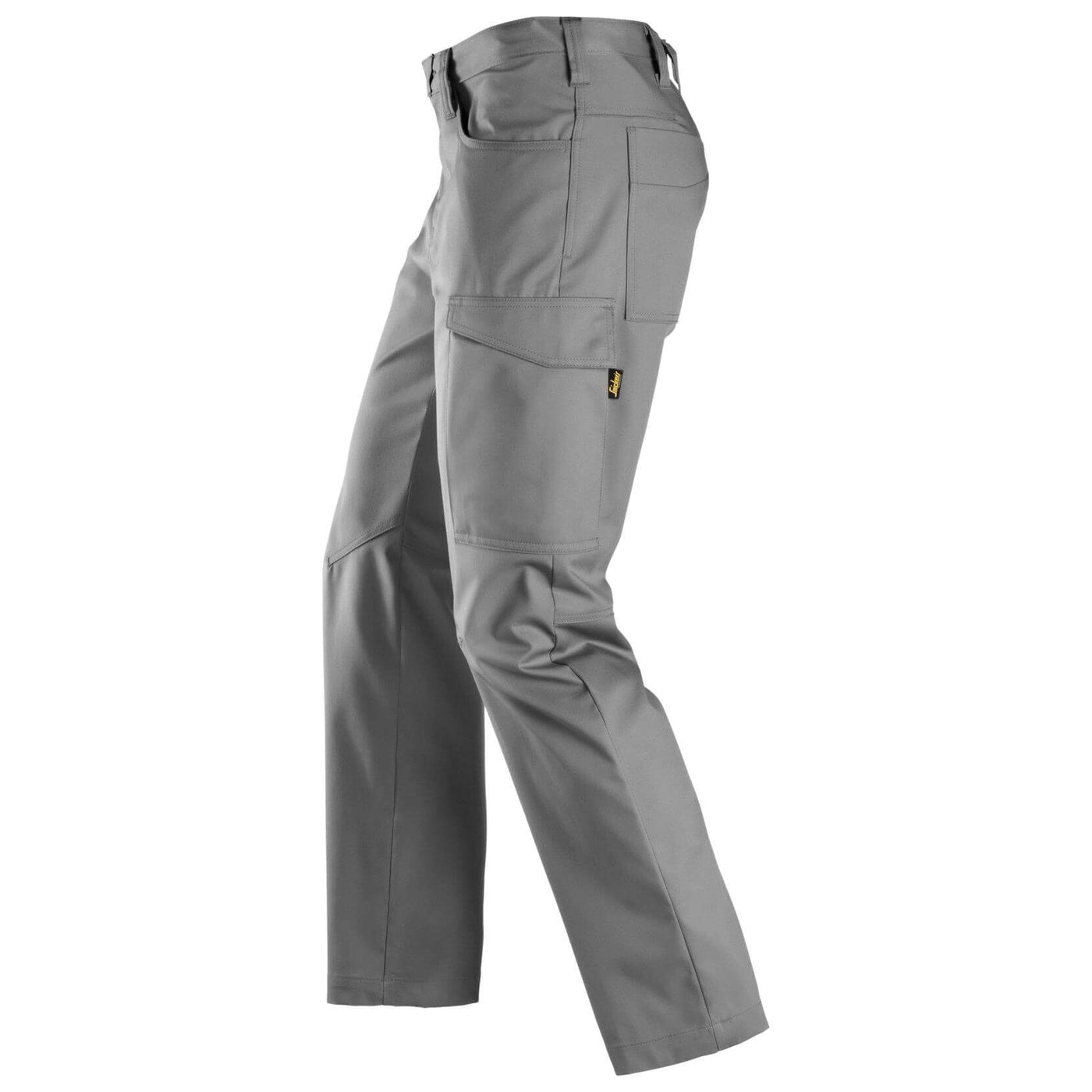 Snickers 6800 Service Trousers Grey left #colour_grey